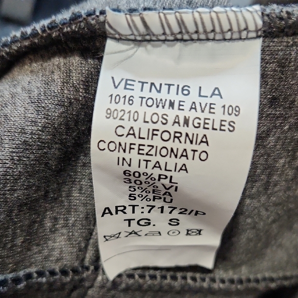 Blue Silver Blazer with Stand-Up Collar - Picture 6 of 6